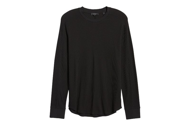 Vince Stretch Cotton Thermal Shirt