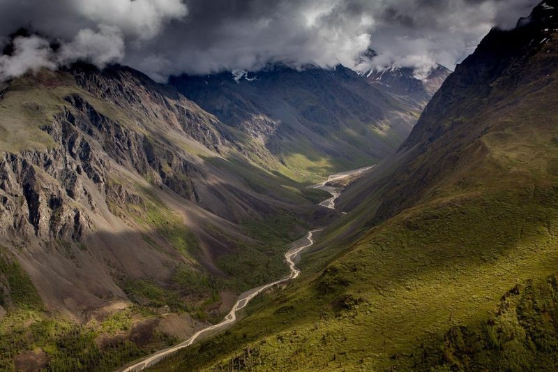 Wrangell Mountains in Alaska