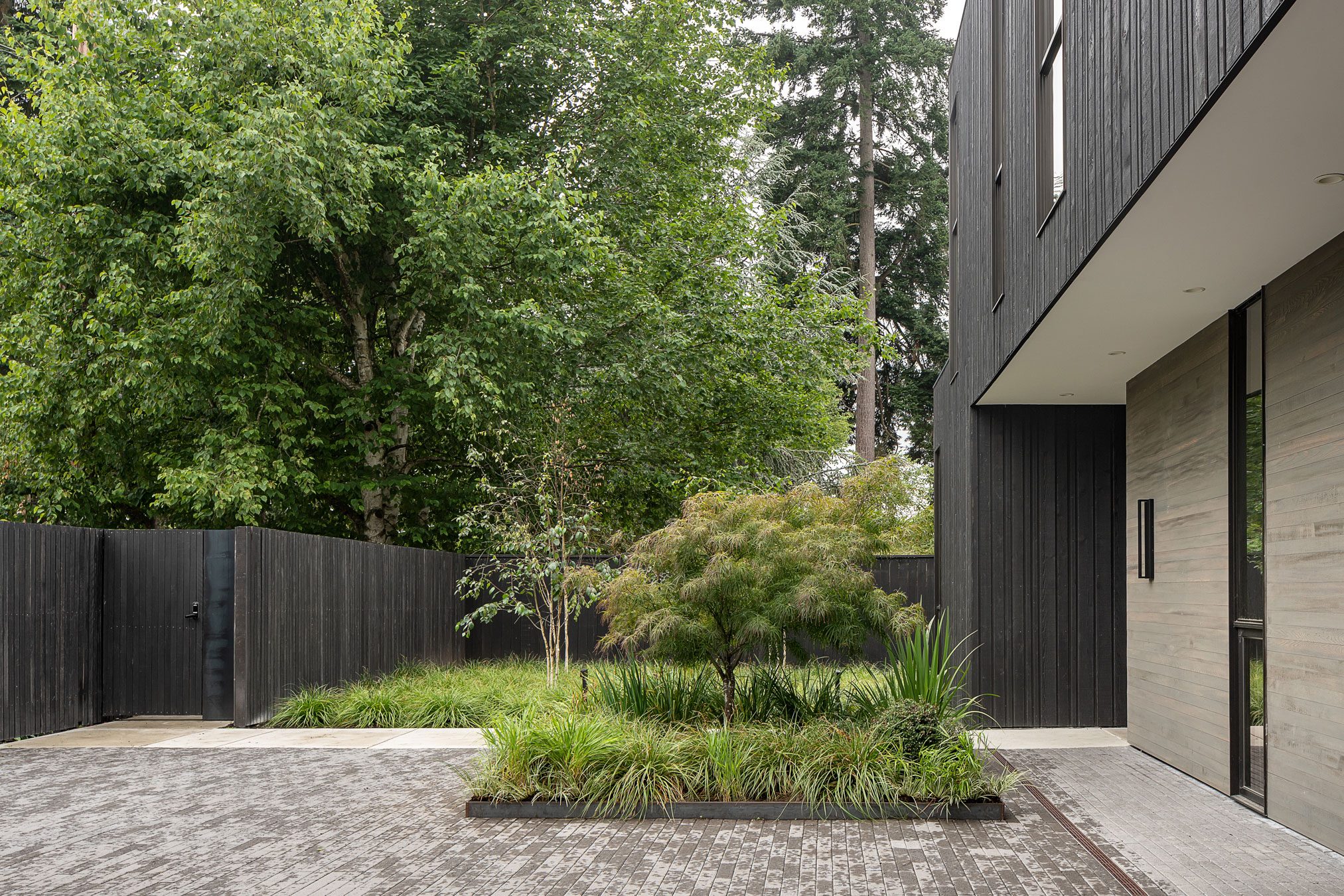 Exterior Shot of front of Yo-Ju Courtyard House