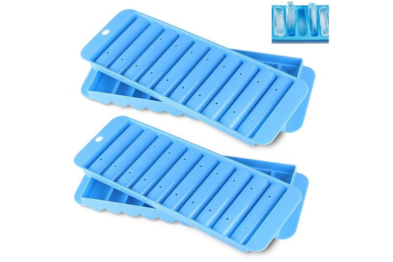 AllTopBargains 4 Piece Ice Stick Cube Trays
