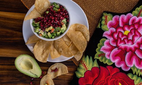 Barrio Cafe Guacamole Table Spread