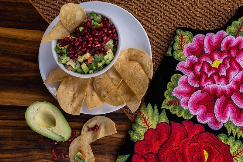 Barrio Cafe Guacamole Table Spread