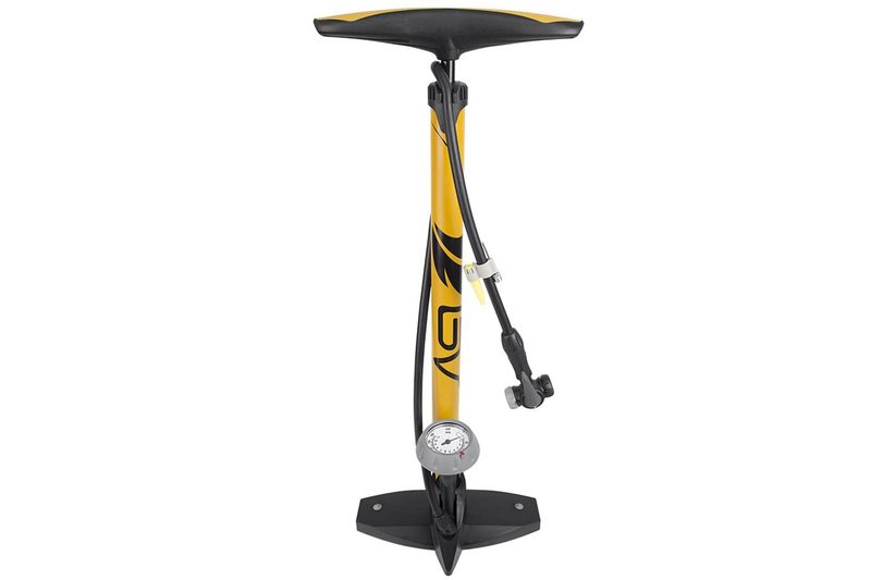 BV Bicycle Ergonomic Bike Floor Pump with Gauge & Smart Valve Head