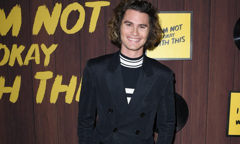 chase stokes flexitarian feature netflix s  i am not okay with this photocall