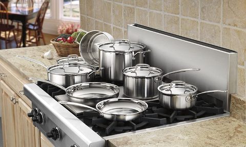 Cuisinart MCP-12N Multiclad Pro Stainless Steel 12-Piece Cookware Set