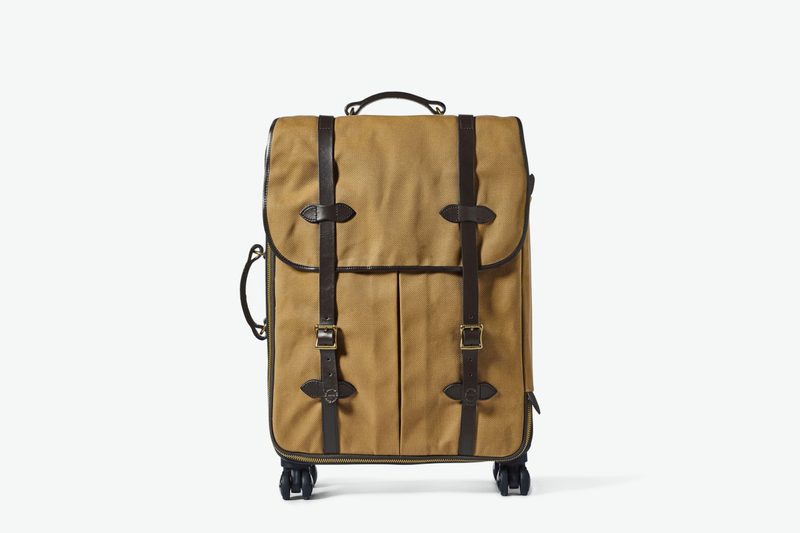 Filson Rugged Twill Rolling 4-Wheel Check-In Bag