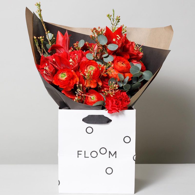 Floom bouquet in a box.