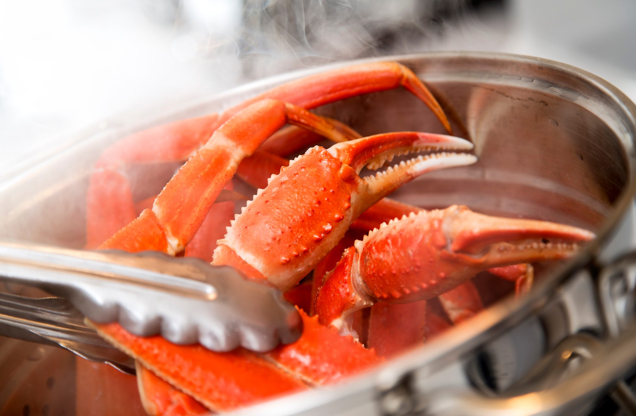 Cooking crab legs