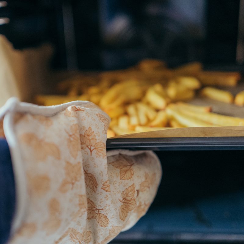 French fries in the oven