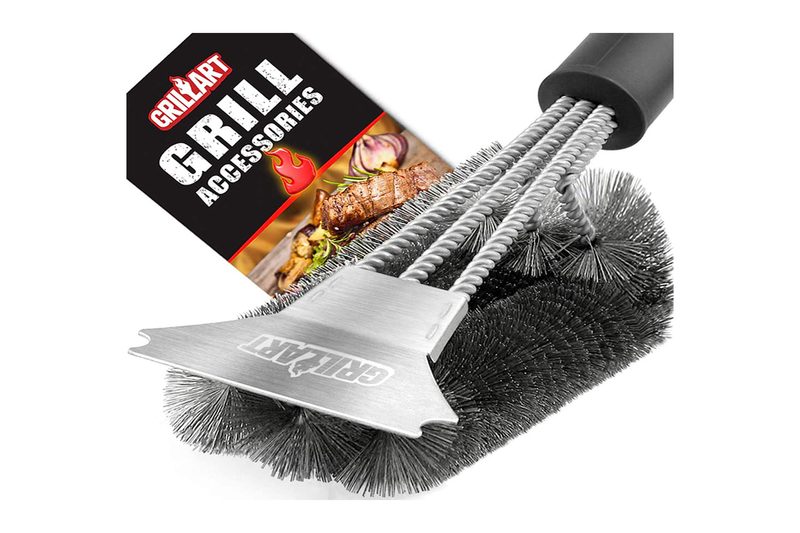 Grill Art Stainless Steel Brush and Scraper