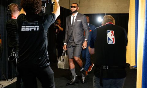 Lebron James - Suit with Shorts
