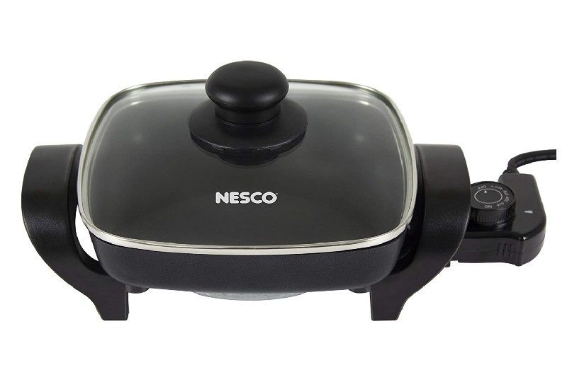 Nesco 8-Inch Electric Skillet on a white background.