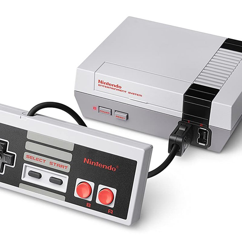 NES Classic Edition on a white background.