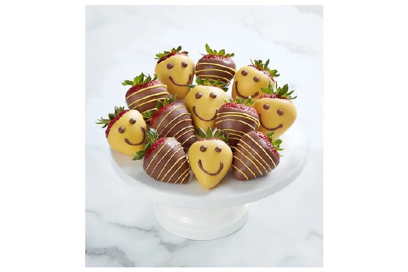 Shari's Berries chocolate-covered strawberries.