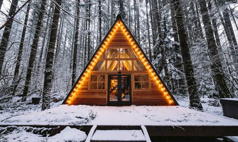 Tye Haus A-Frame Cabin Airbnb