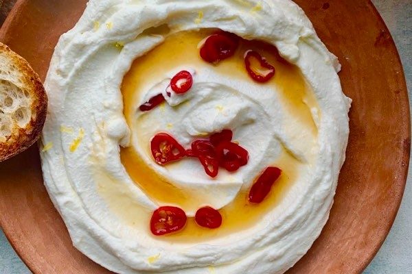 Whipped Ricotta with Maple Syrup