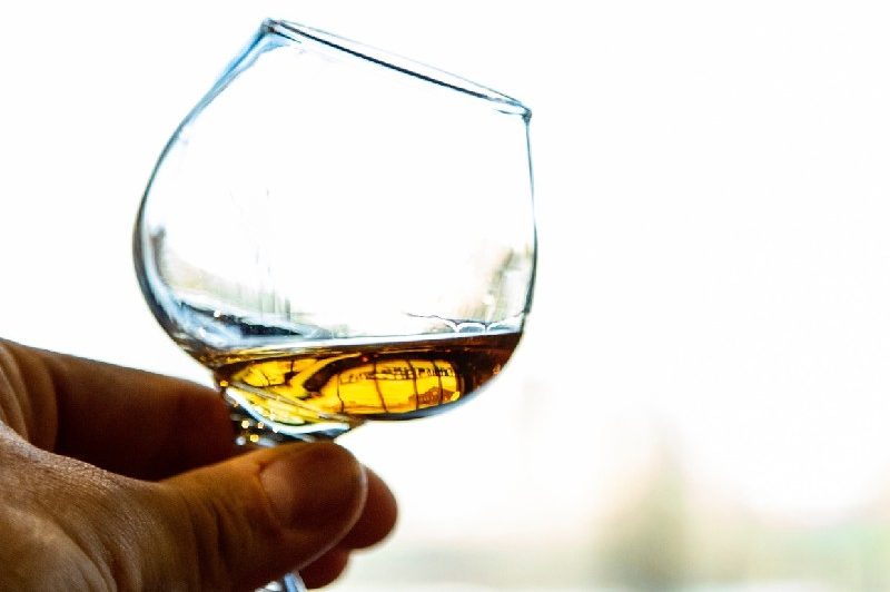 Boubon in a glass