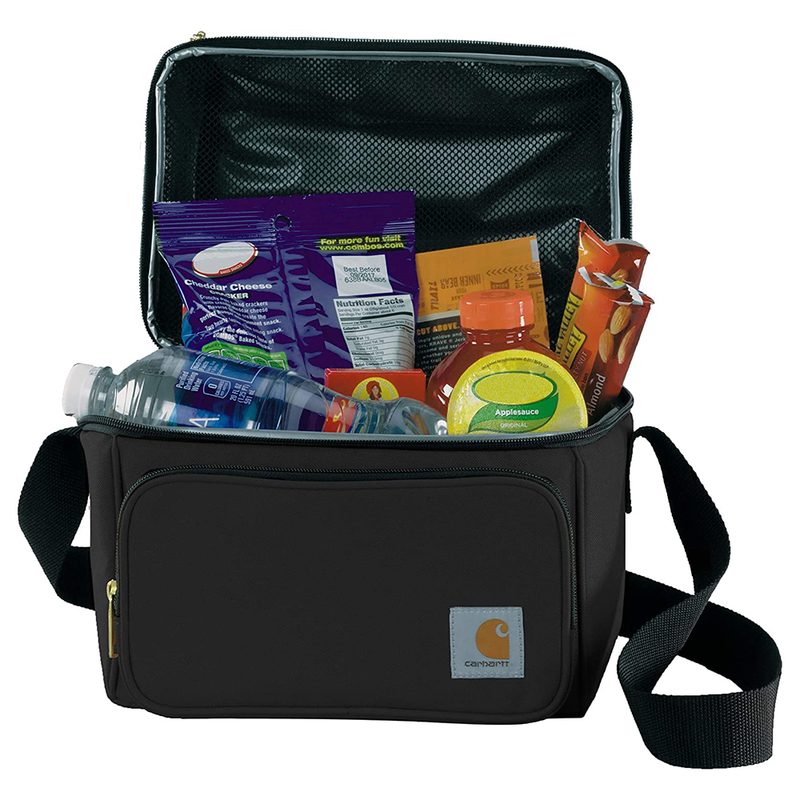 The Carhartt Deluxe Dual Compartment Insulated Lunch Cooler Bag is a perfect lunchbox for those who like organizing with its spacious dual compartment design.