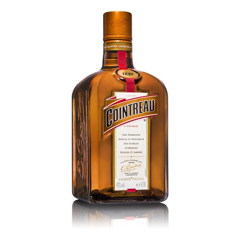 Bottle of Cointreau displayed on a white background.
