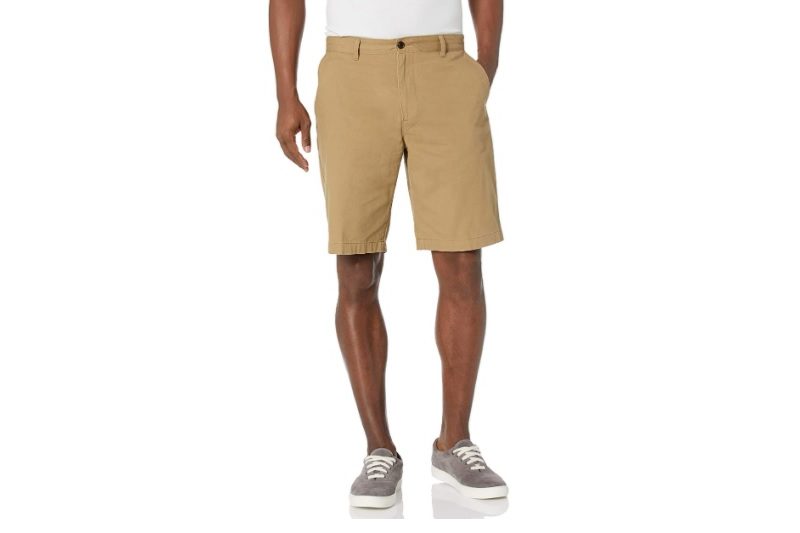 Dockers Perfect Shorts paired with a pair of sneakers.