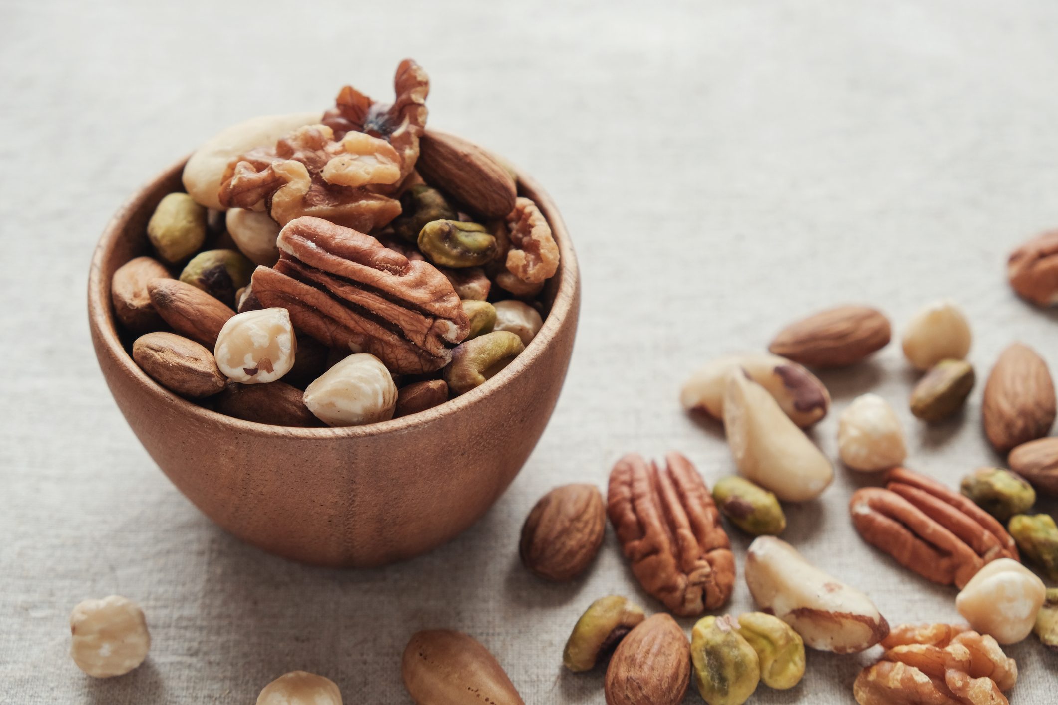 Mixed nuts.