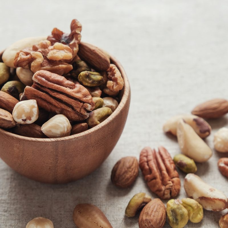 Mixed nuts.