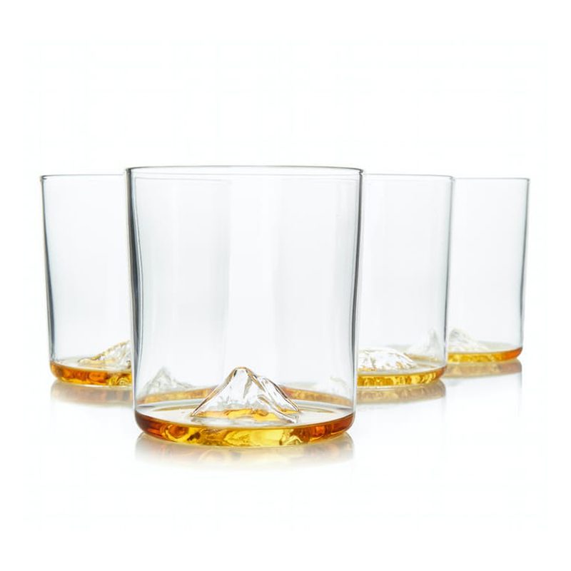 Huckberry Whiskey Peaks Glass