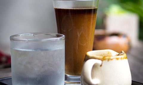 how to make thai coffee kafae boran chiang mai