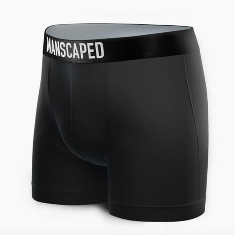 Manscaped Performance Boxer Briefs in black.