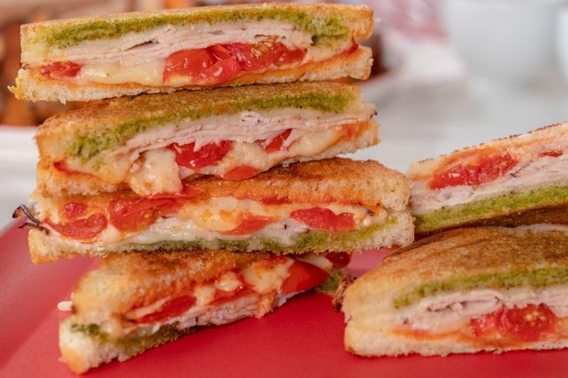 Parmesan Turkey Panini