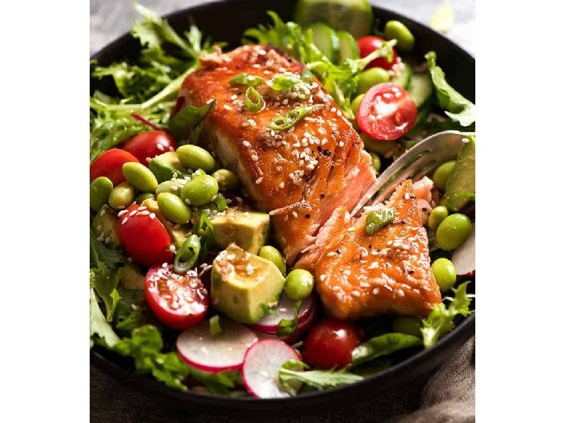 Big salmon salad