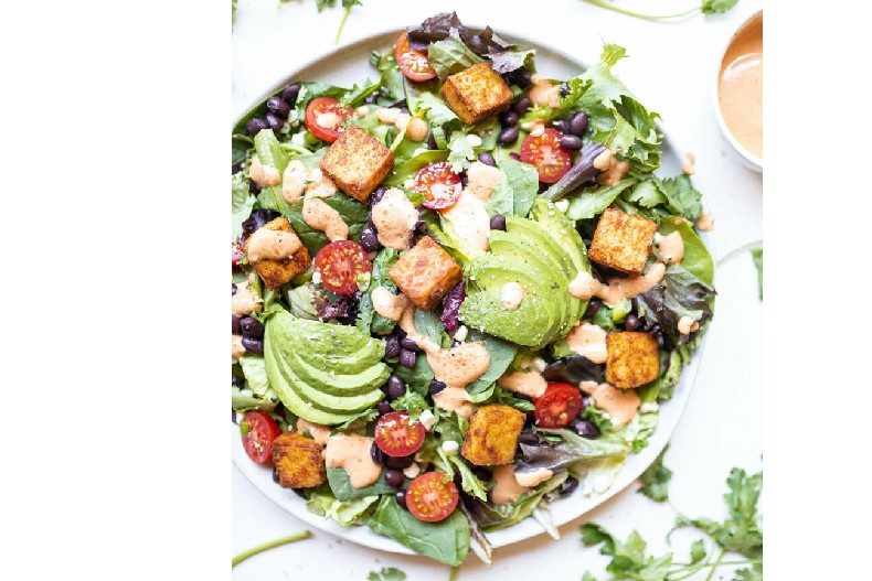 Southwest tofu salad