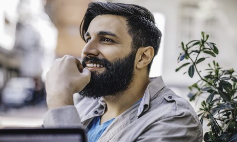 Man with a beard