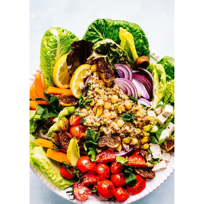 Moroccan quinoa salad