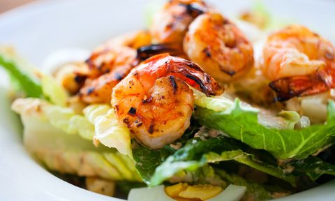 best wfh lunch recipes shrimp salad