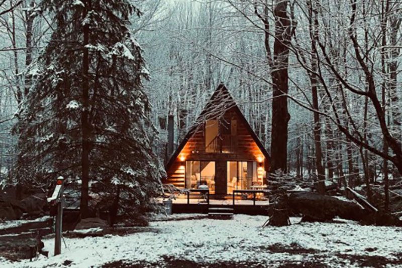 A-Frame Cabin in the Poconos in Hamlin, Pennsylvania