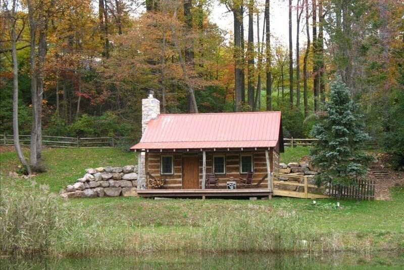 Backwoods Cabin in Brecknock Township, Pennsylvania