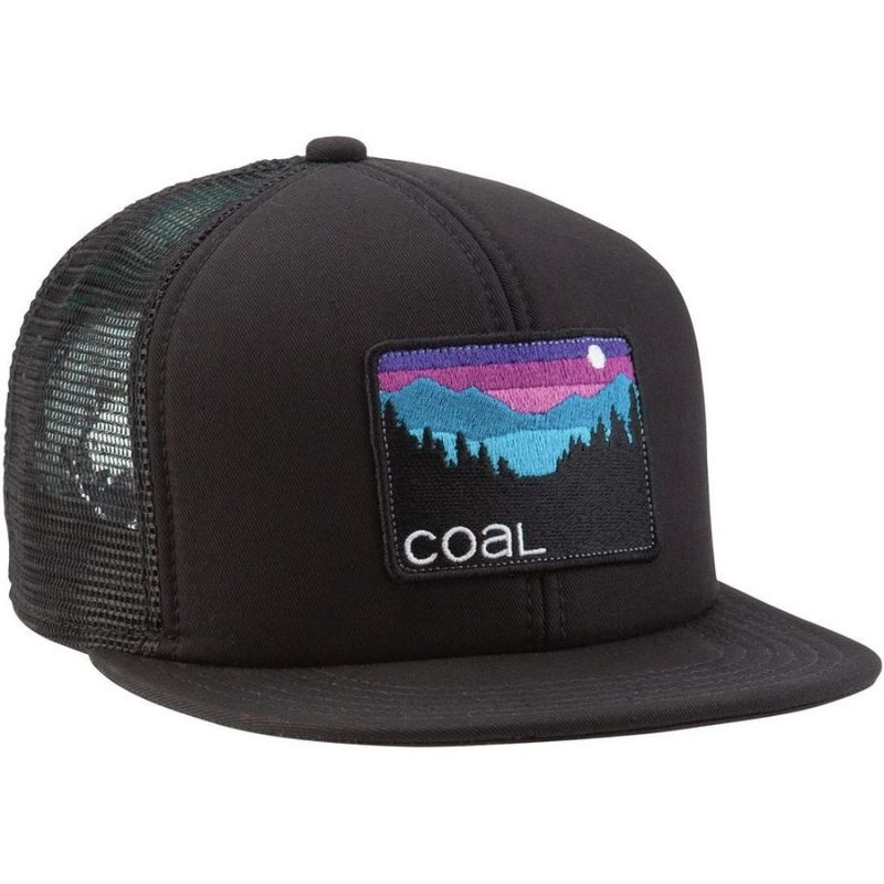 A Coal Trucker Hat with an outdoor-inspired logo patch.