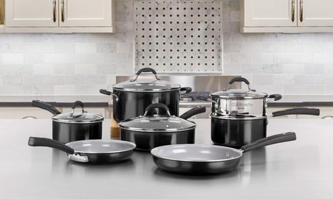 Cuisinart 11 Piece Aluminum Non-Stick Cookware Set