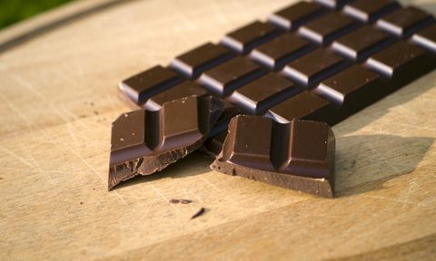 Dark chocolate bar