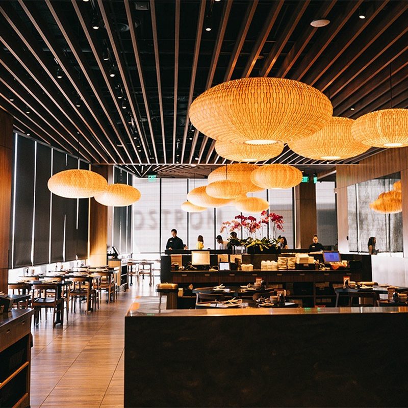Inside the Din Tai Fung restaurant.