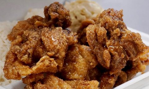 Garlic Hawaiin fried chicken