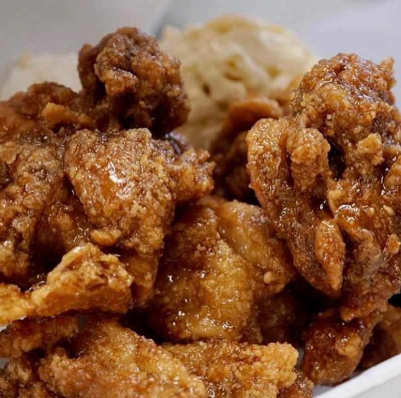 Garlic Hawaiin fried chicken