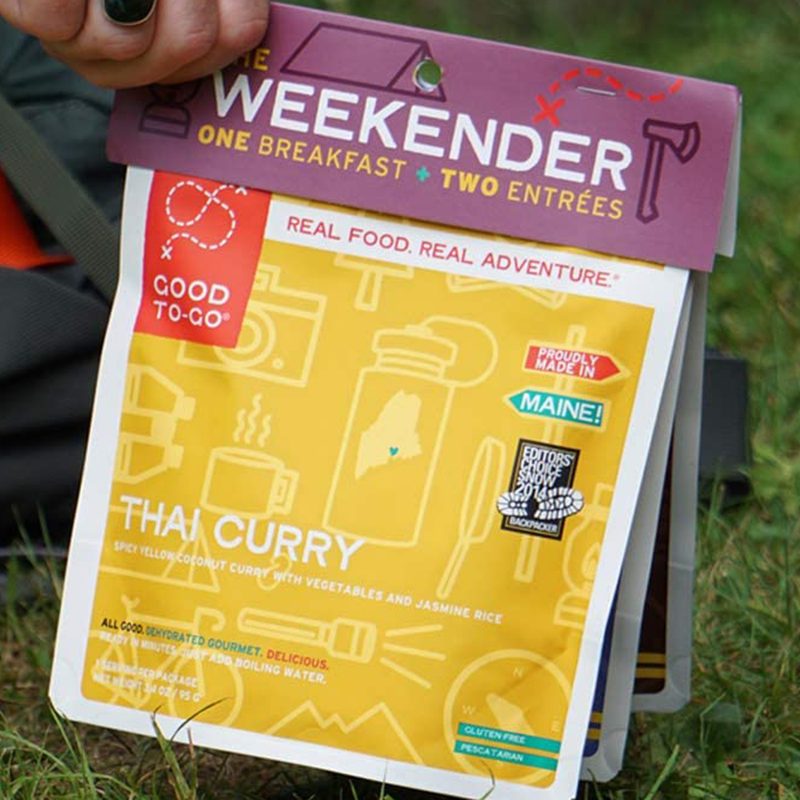 Good To-Go Weekender pack of food