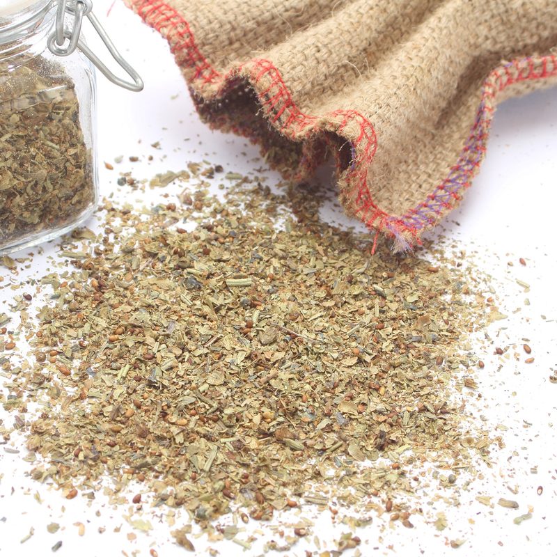 Herbes de Provence and glass jar