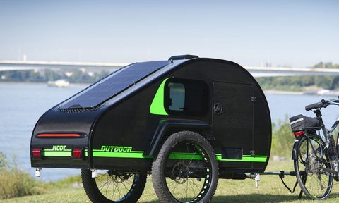 ModyPlast Mody Outdoors Fat-Tired Teardrop Bikepacking Trailer