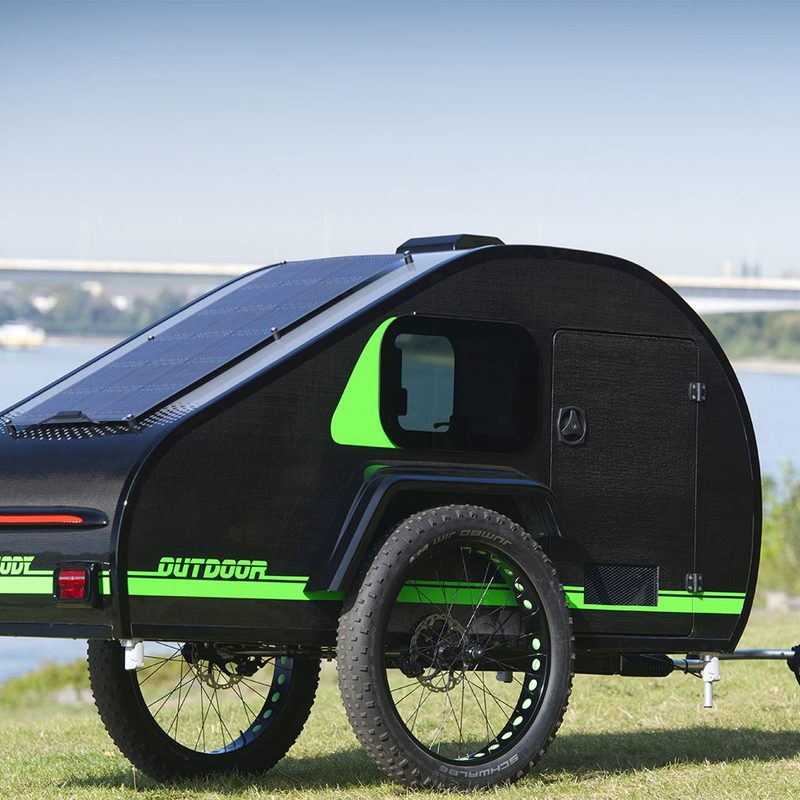 ModyPlast Mody Outdoors Fat-Tired Teardrop Bikepacking Trailer