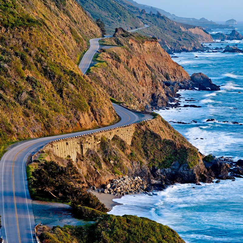Pacific Coast Highway at Sunset