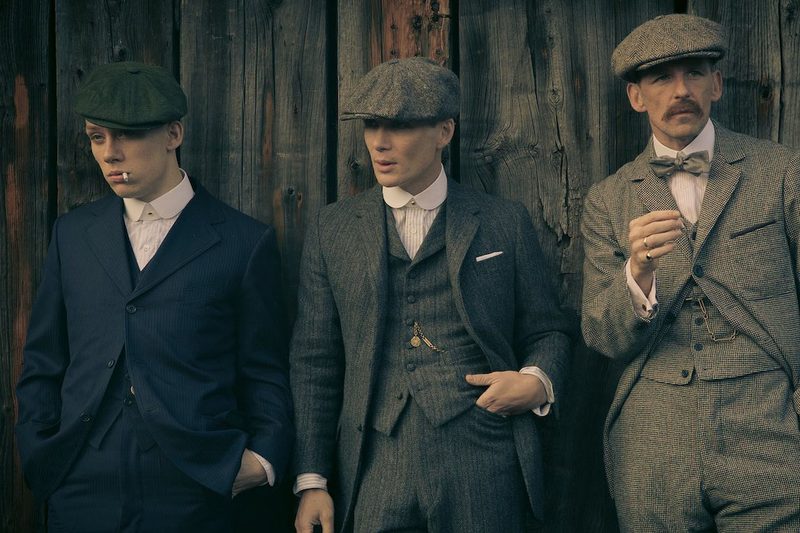 Peaky Blinders wearing the newsboy hat
