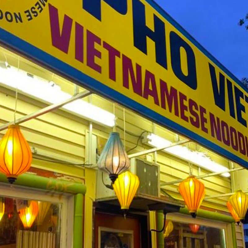 Outside the Pho Viet Anh.
